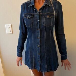 Life in Progress Blue Denim Dress